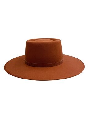 ANTHROPOLOGIE Wool Felt Wide-Brim Hat OS